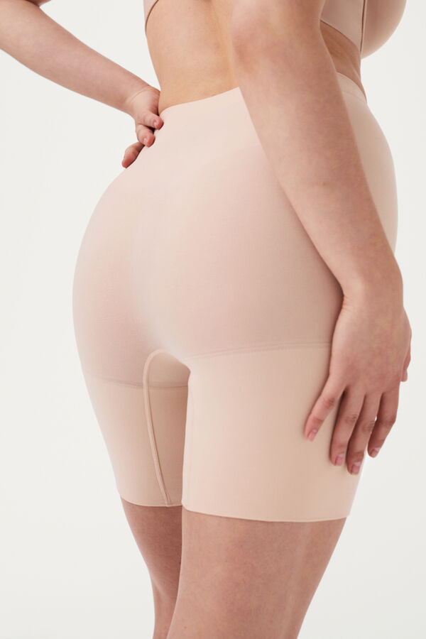 Womensecret Calções a meia perna compressão média nude SPANX nude