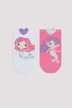 Womensecret 2-Piece Girl's Socks pink