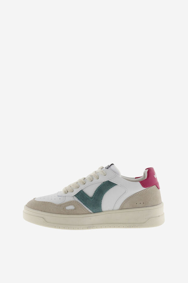 Womensecret Seoul Trainers in Faux and Split Leather rose