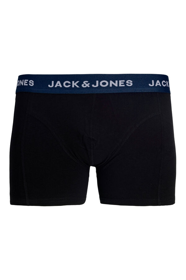 Jack & Jones Pack of 3 cotton boxers black