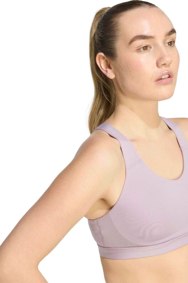 Adidas Sujetador deportivo Optime Essentials marr&oacute;n