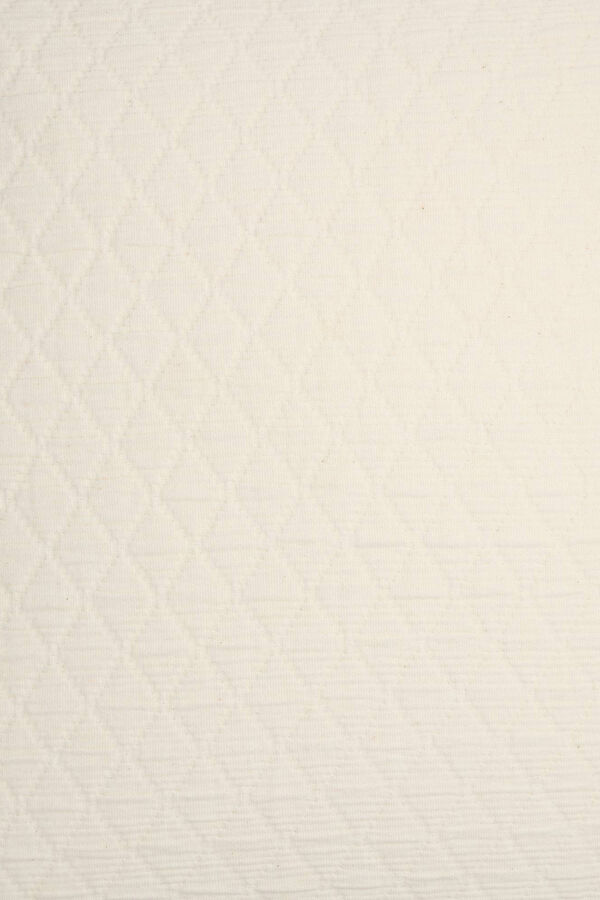 Womensecret Diamond-pattern cotton cushion cover beige