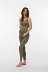 Mamalicious Leggins largos maternity verde