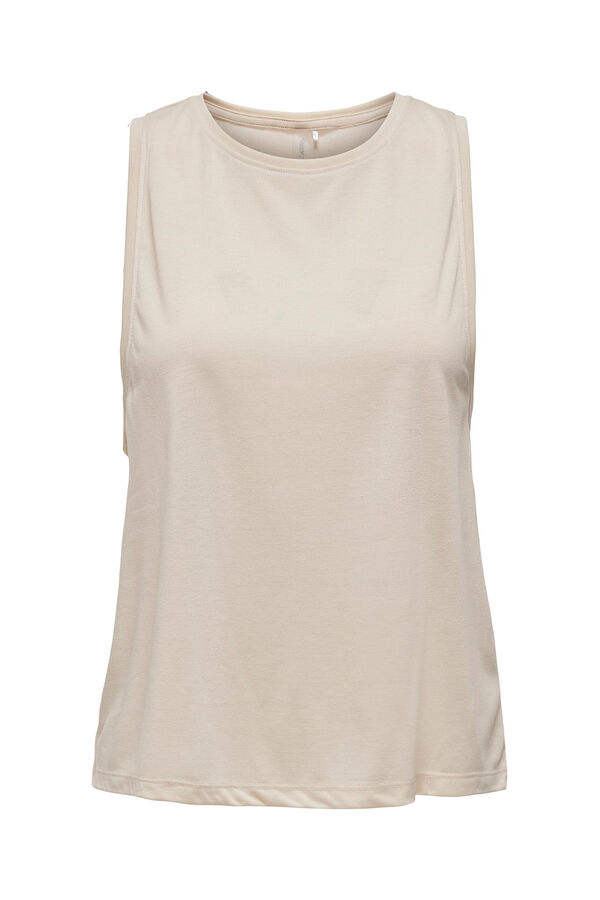 Only Play Top deportivo sin mangas brown