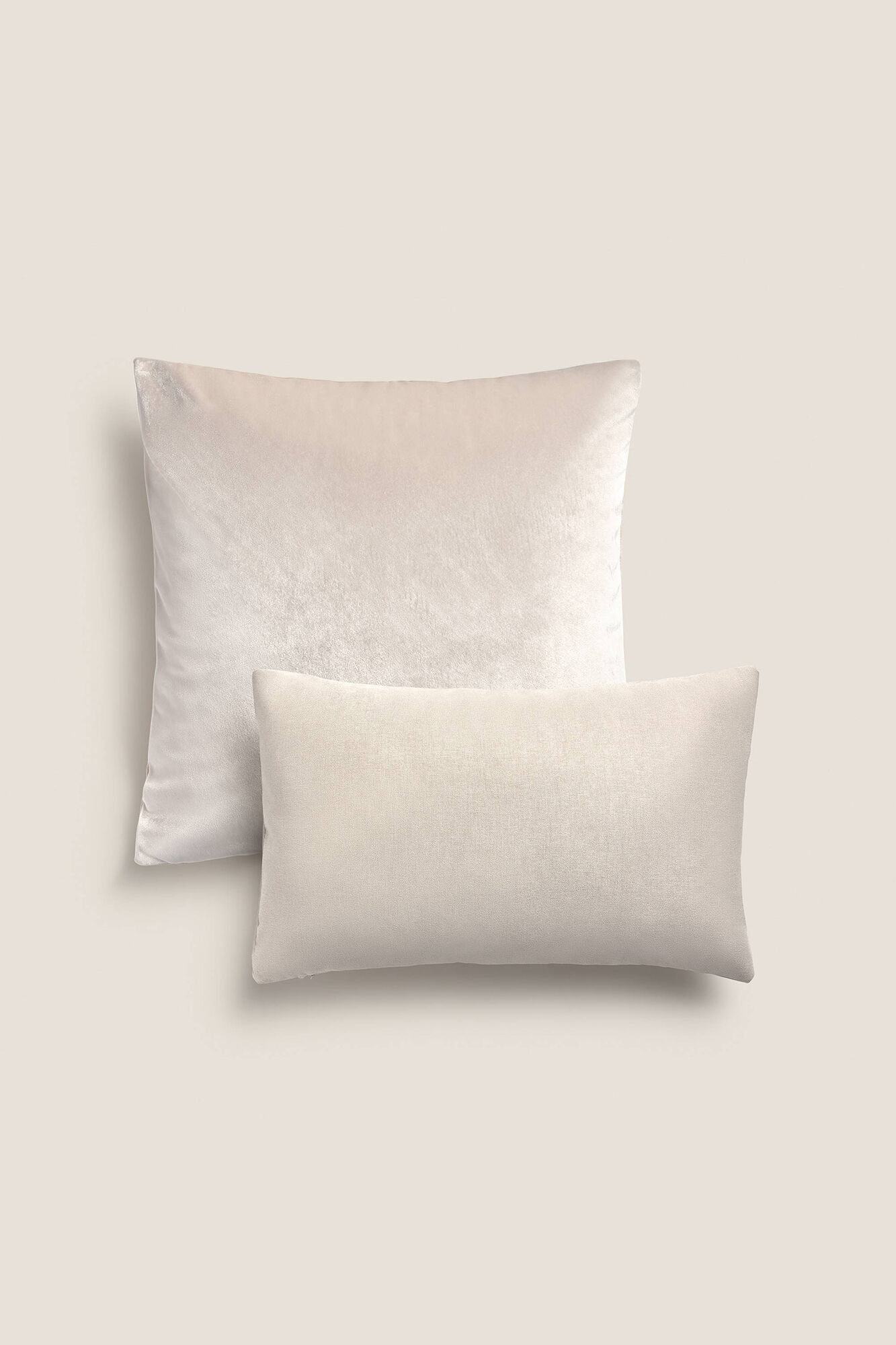 Textura Capa travesseiro veludo algod&atilde;o 45 x 45 cm.