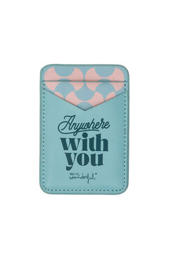 Womensecret Adhesive card holder for phone - Anywhere with you estampado