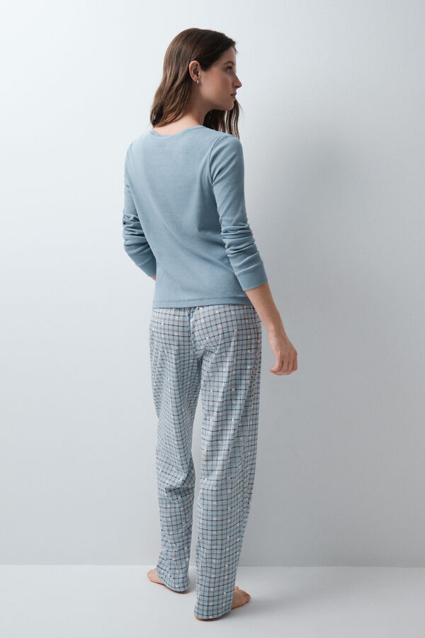 Women'secret Blue cotton long pyjamas Miffy blue