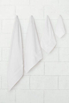 Womensecret Handtuch Frottee-Baumwolle Bambus 70 x 140 cm. Weiß