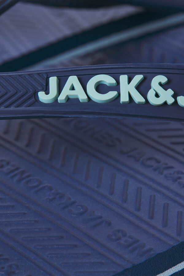 Jack & Jones Rubber flip-flop sandals blue