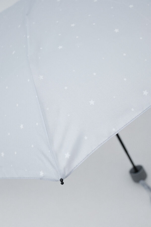 Women'secret Star print lightweight umbrella grey