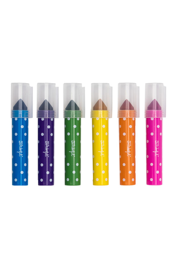 Mr. Wonderful Set de 6 rotuladores con tinta lavable estampado
