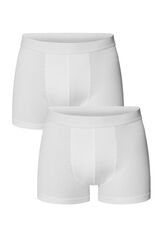 Bread & Boxers Pack of 2 white eco elastic modal boxers blanc