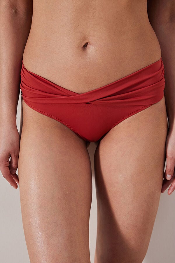 Womensecret Classic red bikini bottom Narandžasta