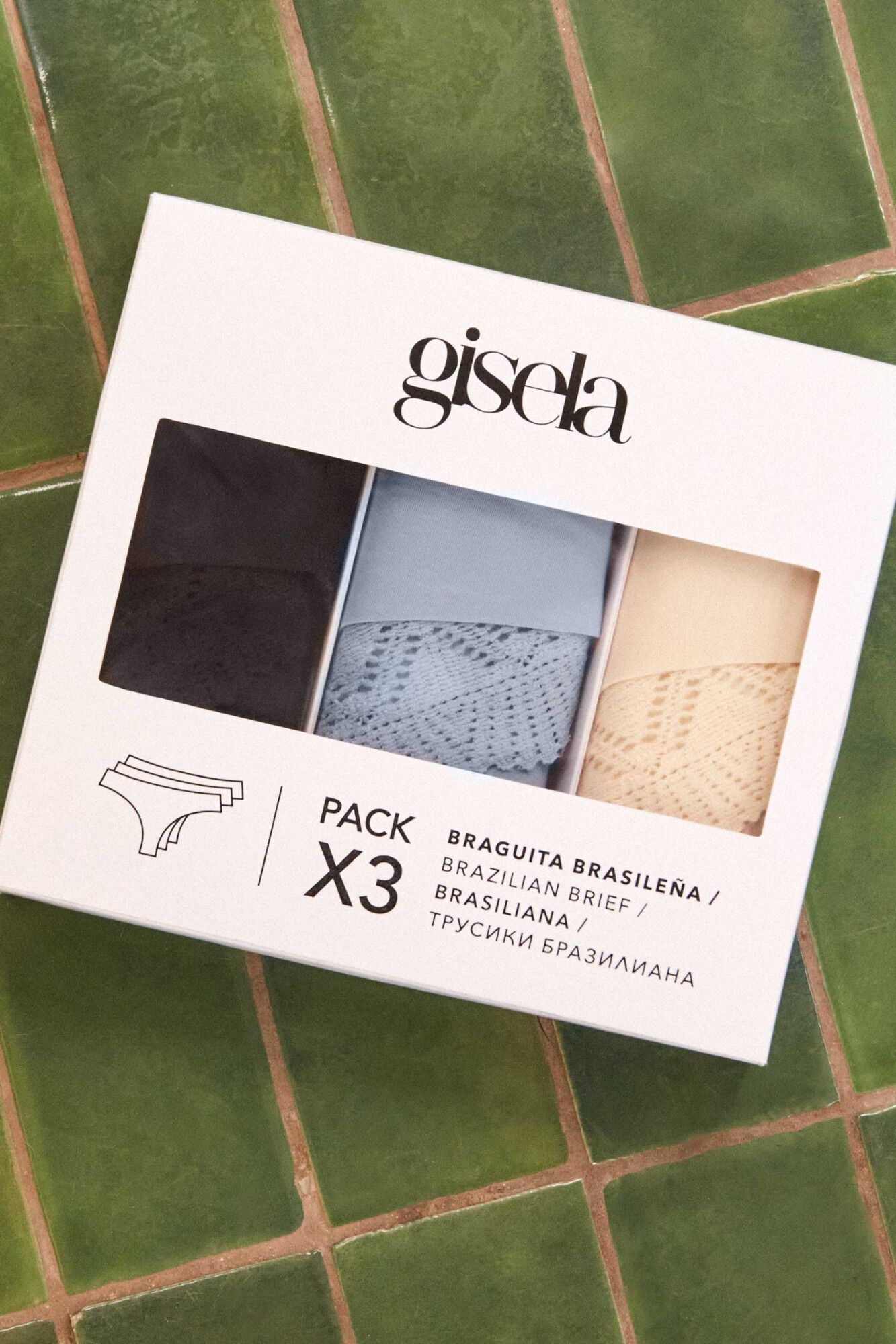 Gisela 3er-Pack Brazilian Slips