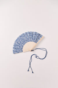 Women'secret Blue floral print fan