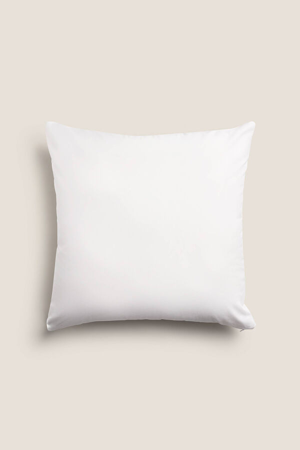 Womensecret Patchwork cotton cushion cover blanc