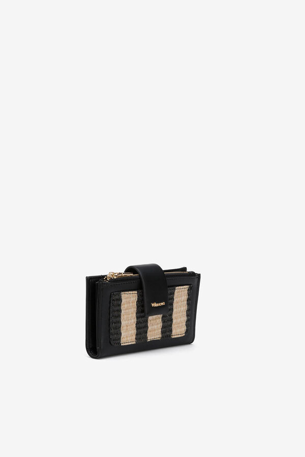 Womensecret Combined purse with flap Schwarz