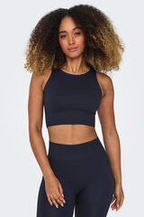 Only Play Suti&atilde; esportivo sem costura azul