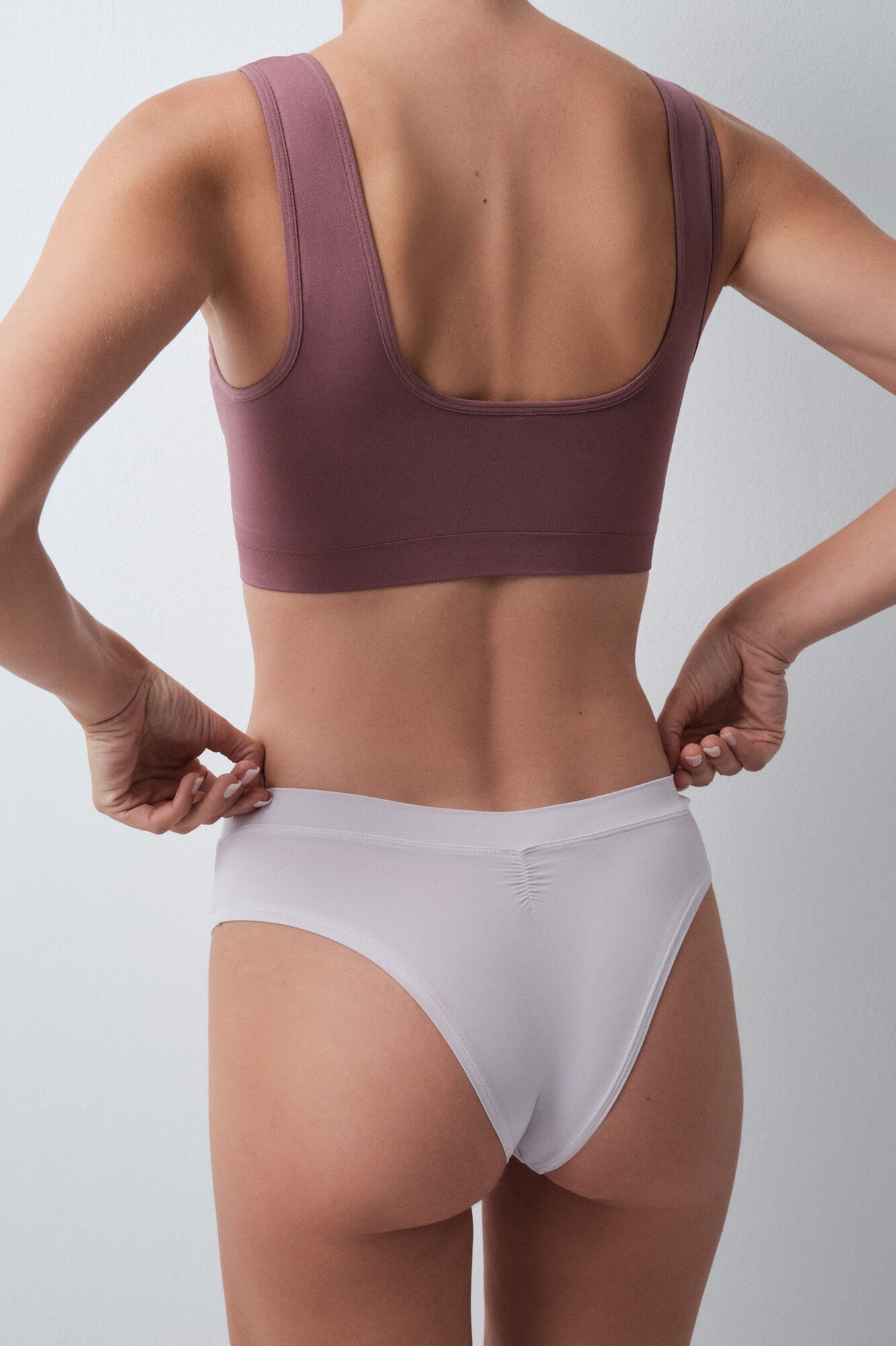 Women'secret Braga ancha brasile&ntilde;a frunce rosa
