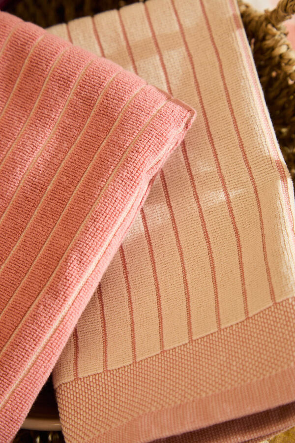 Calma House Set de 2 trapos de cocina de rizo rosa Lisboa 50x50 rosa