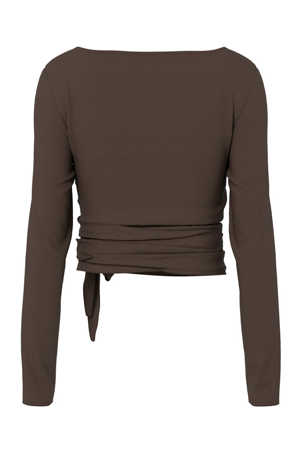 Pieces Long sleeve T-shirt nude