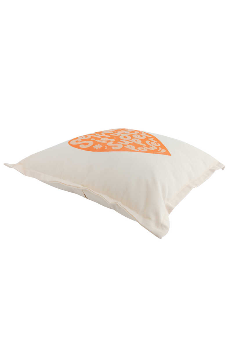 Womensecret Cushion orange - Self-love is your superpower printed