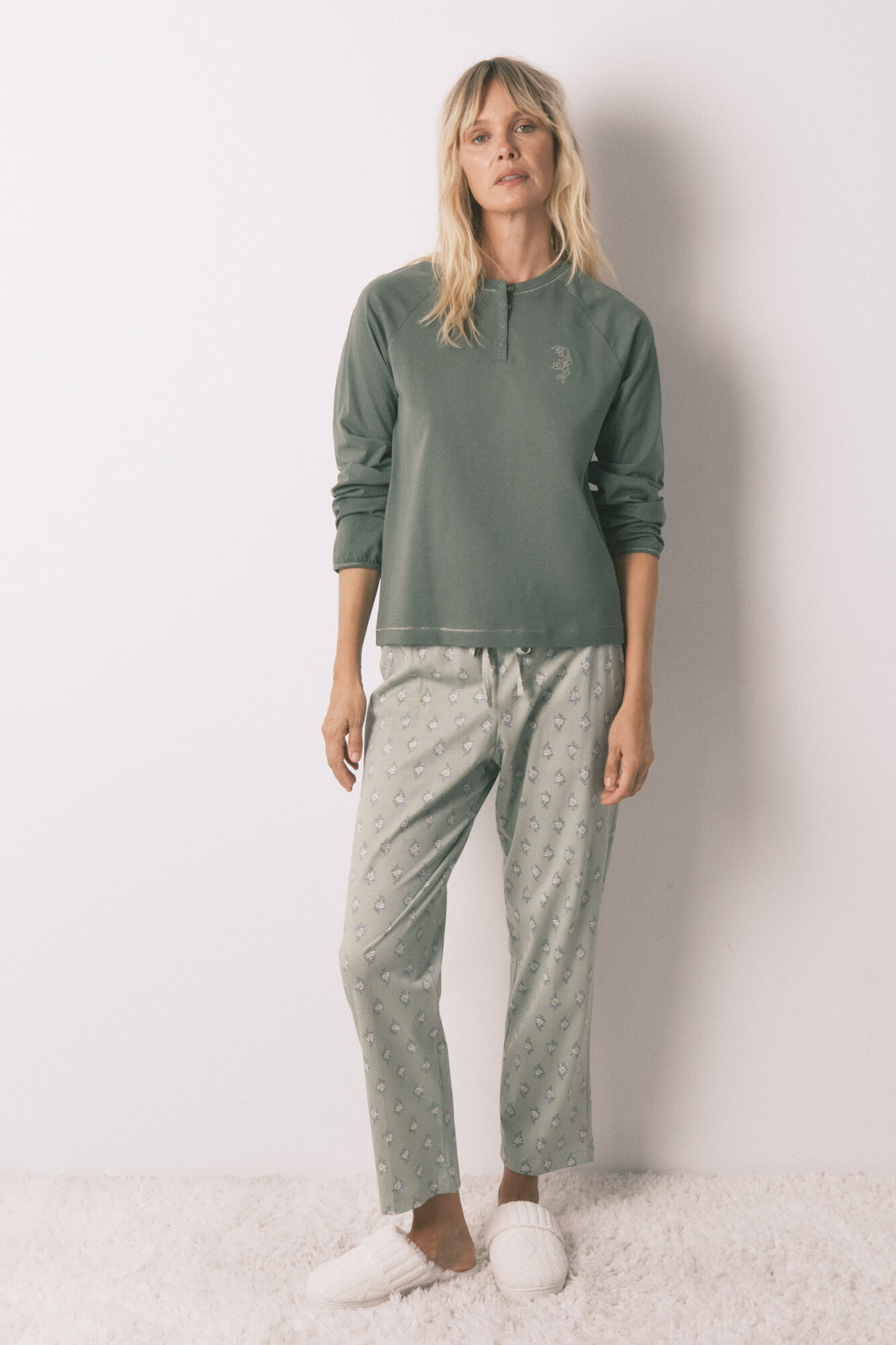 Women'secret Long pyjamas with floral trouser