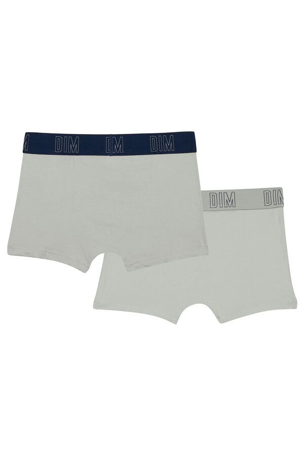 Womensecret Pack of 2 boys' hypoallergenic, dermatologically tested boxers  Grau