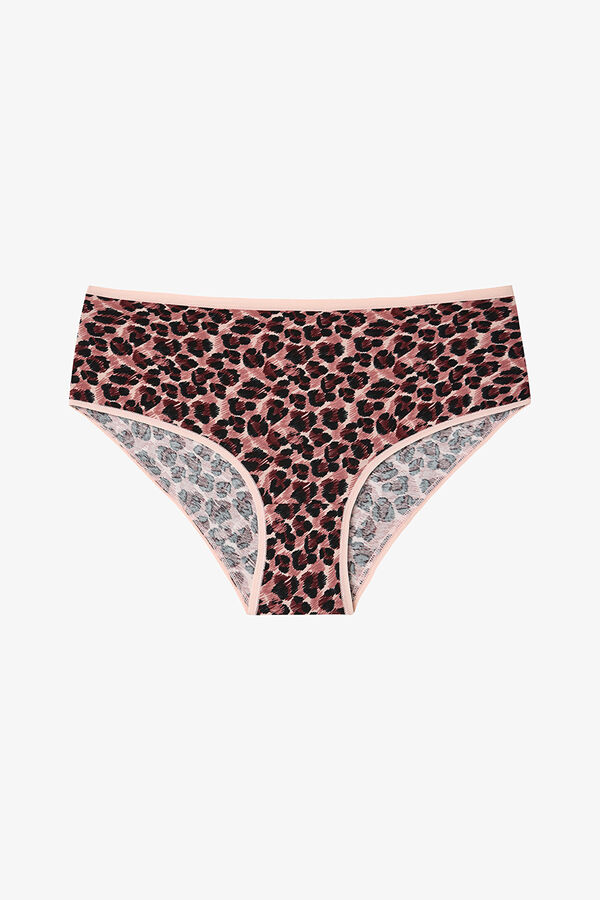 Penti Pack 3 bragas brasile&ntilde;as liso animal print estampado