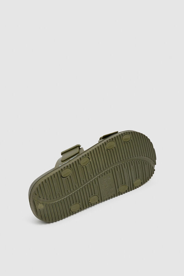 Pepe Jeans Military double strap sandal printed