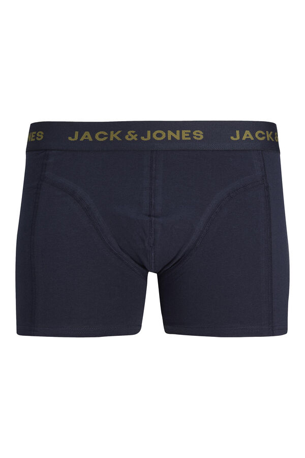 Jack & Jones Pack de 3 b&oacute;xers estampado camuflaje de algod&oacute;n green