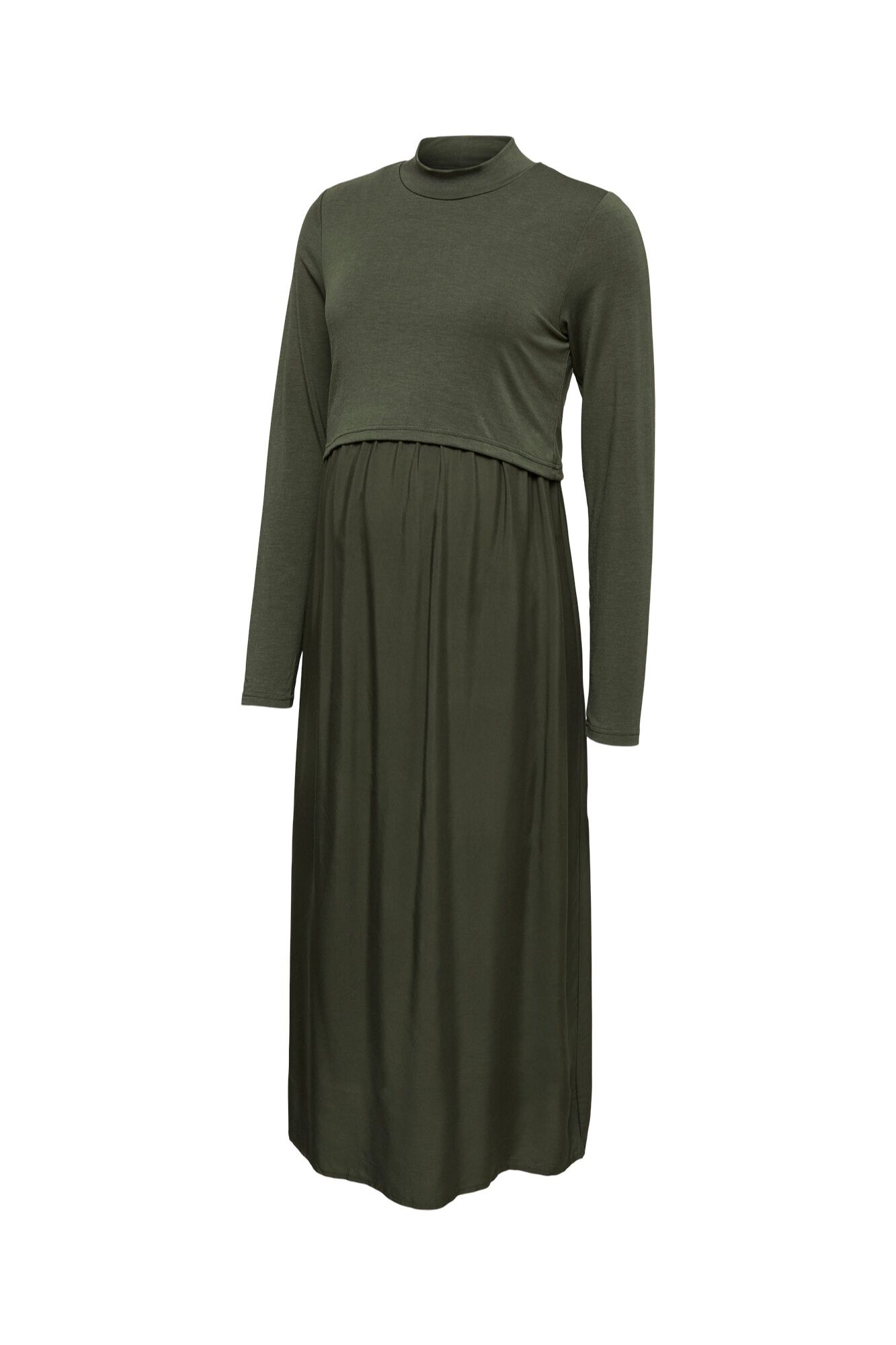 Mamalicious Flie&szlig;endes langes Maternity- und Stillkleid