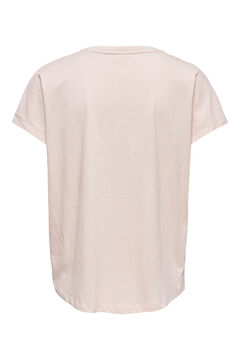 Womensecret Camiseta deportiva manga corta rosa