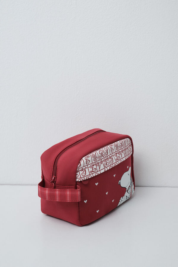 Women'secret Red Snoopy medium vanity case red