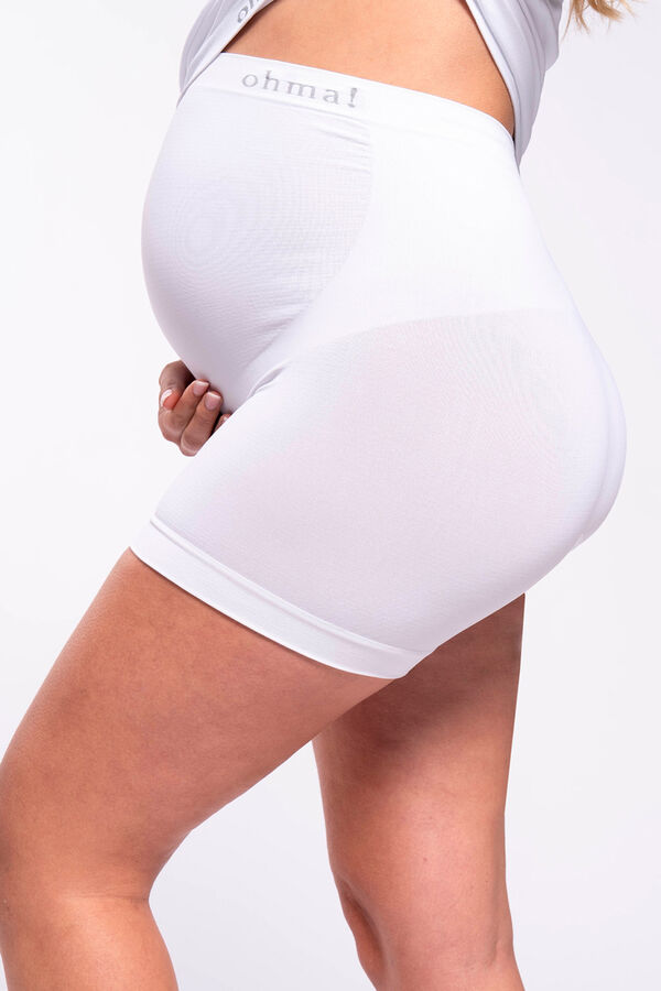 Ohma! Seamless maternity briefs white