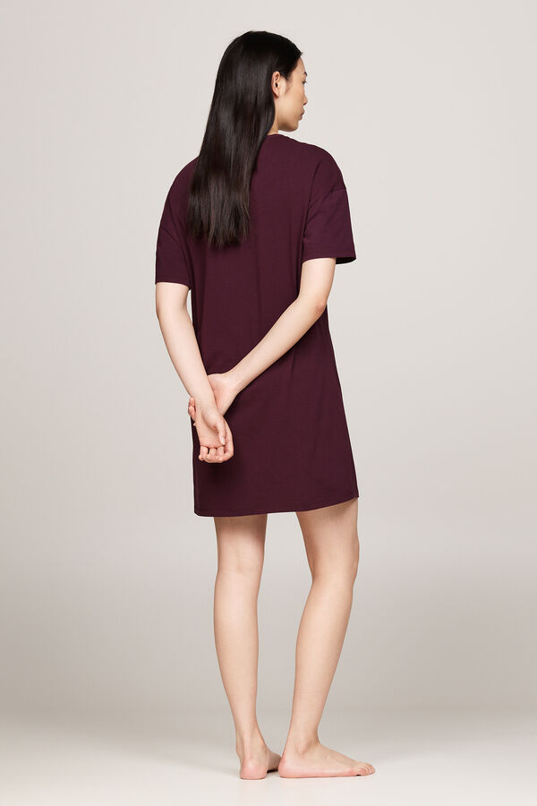 Tommy Jeans Vestido T-shirt castanho