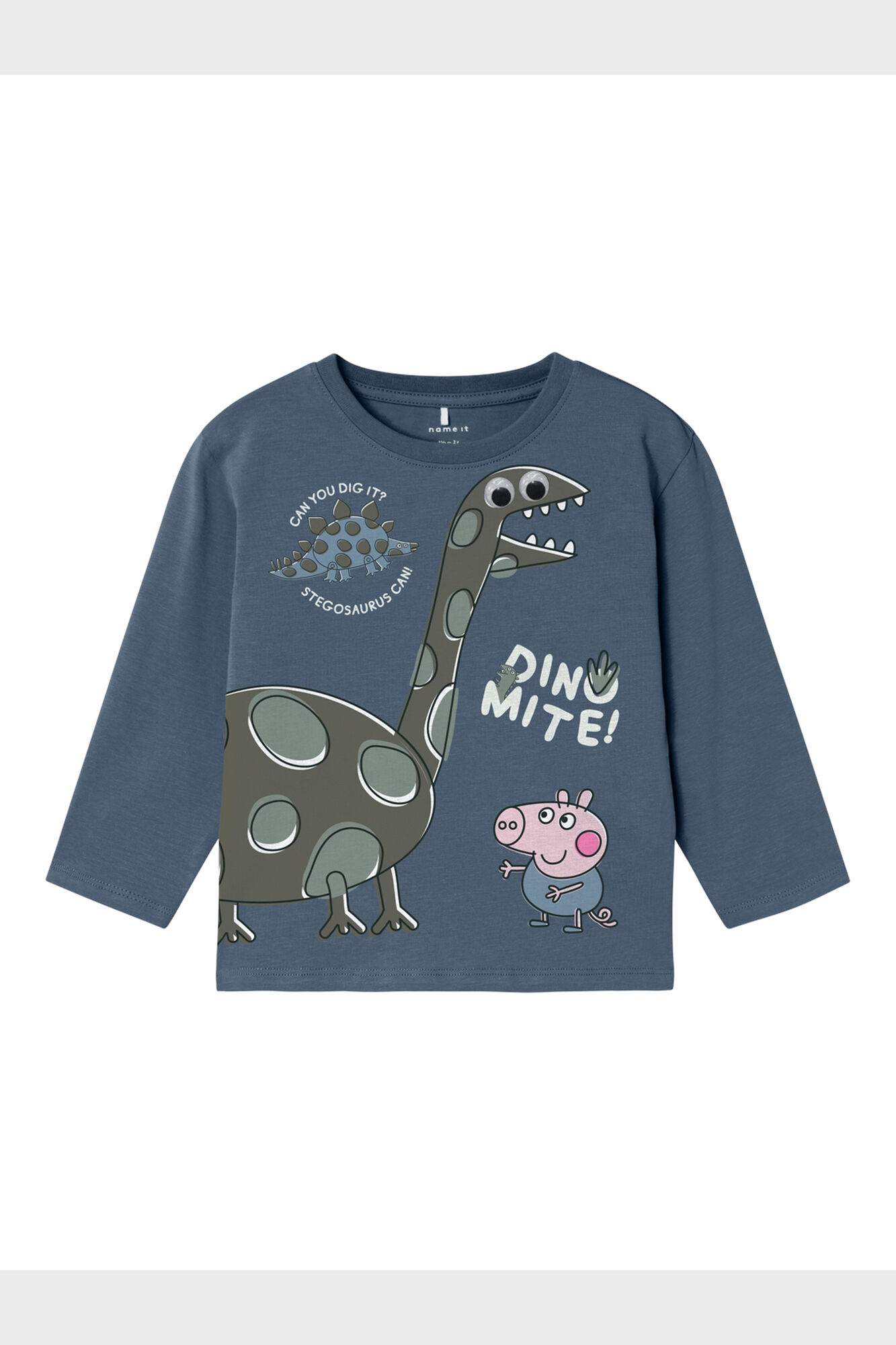 Peppa Pig Jungen Langarmshirt Mit "Our Planet Needs Us" Aufdruck – Nachhaltige Baumwolle