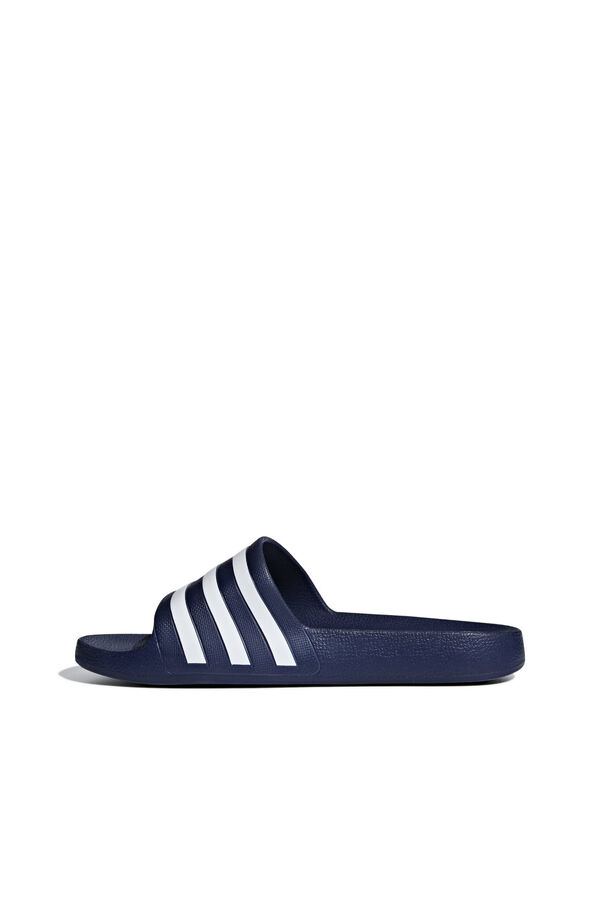 Adidas Adilette 3-stripe slide sandals blue
