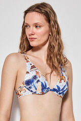 Womensecret Bikini top with push-up effect blanc