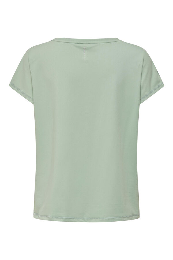 Womensecret Short-sleeved sports T-shirt green