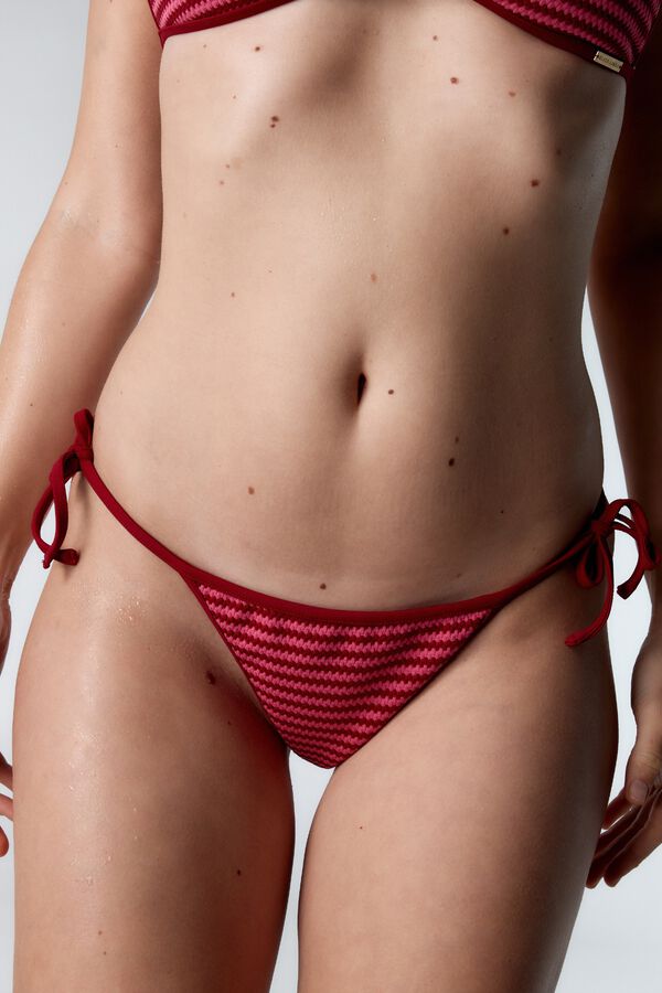 Black Limba&nbsp; Culotte de bikini br&eacute;silienne Moorea imprim&eacute;