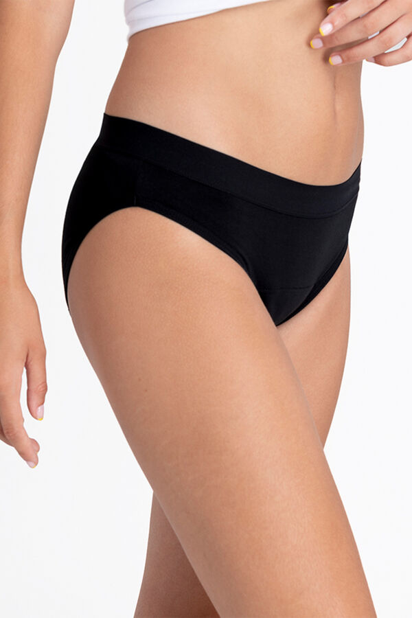 Platanomel&oacute;n Kiwitas Classic Black Period Underwear noir