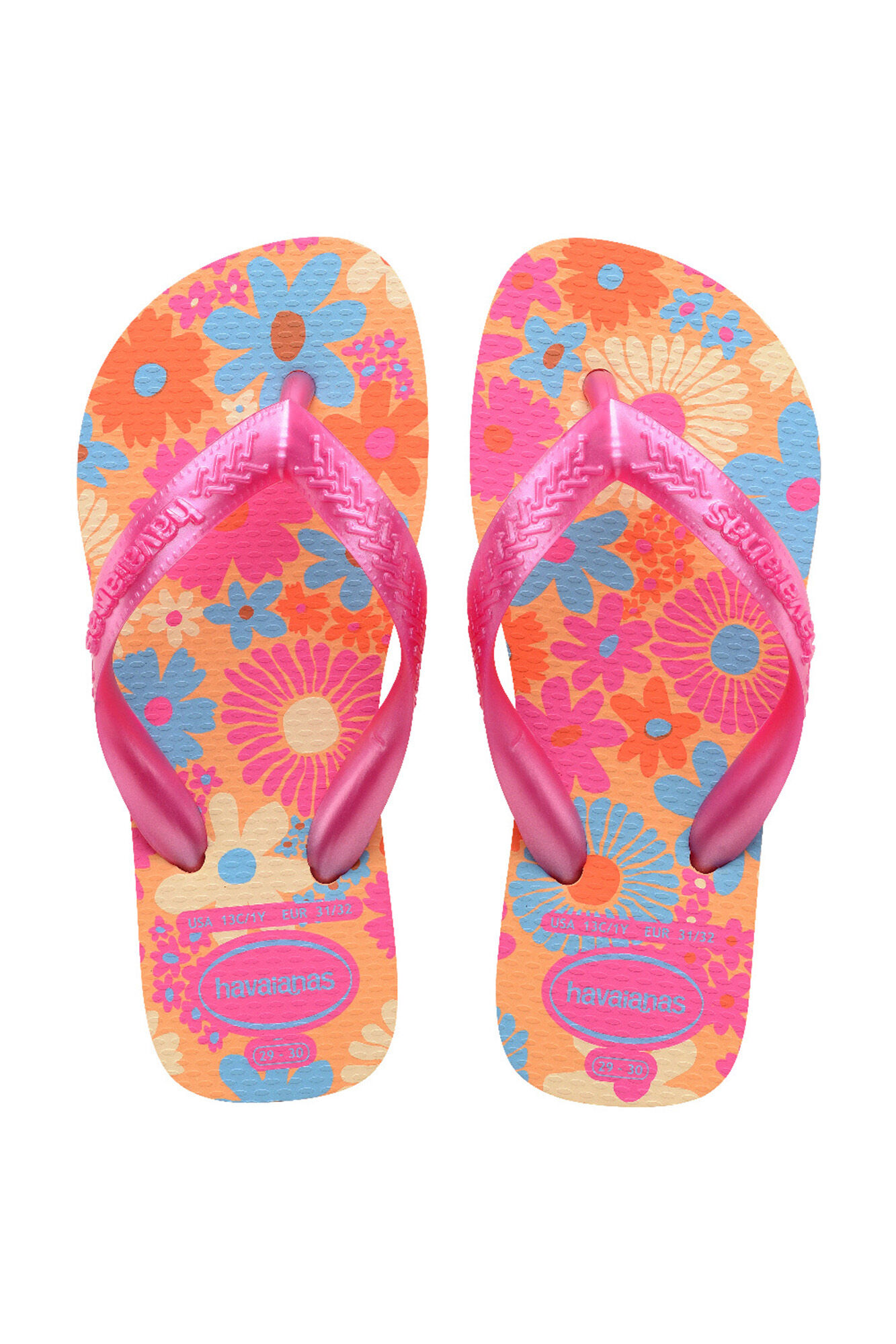 Havaianas Flip-Flops Hav. Kinder Orange Blumen