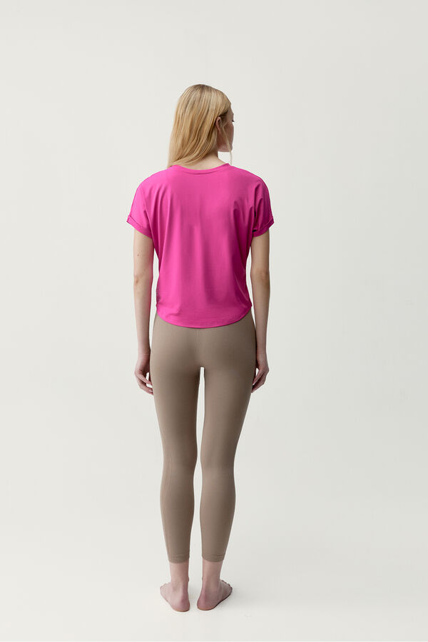 Born Living Yoga Fuchsiarosa Sport-T-Shirt Azami Rosa