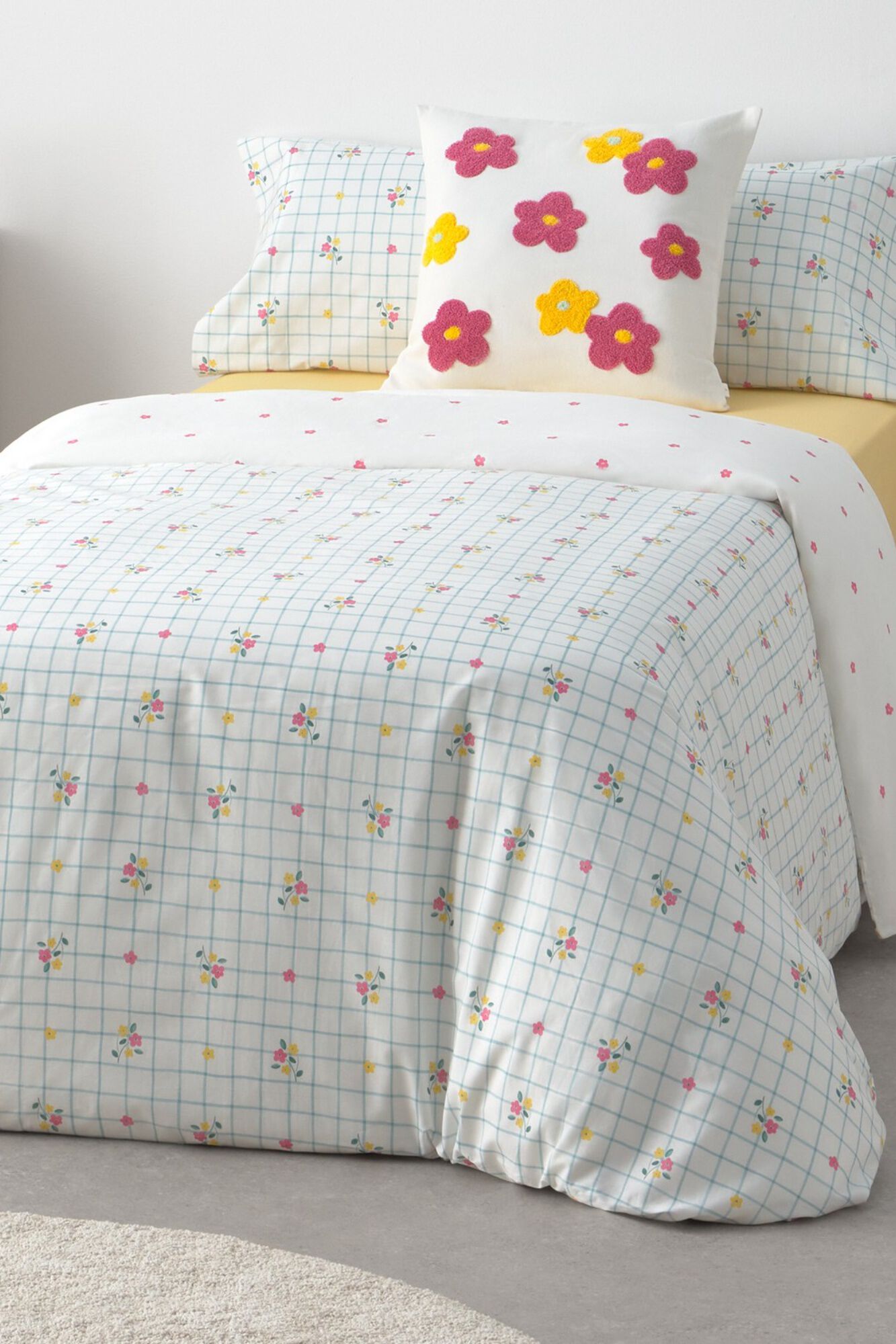 Textura Floral print duvet cover
