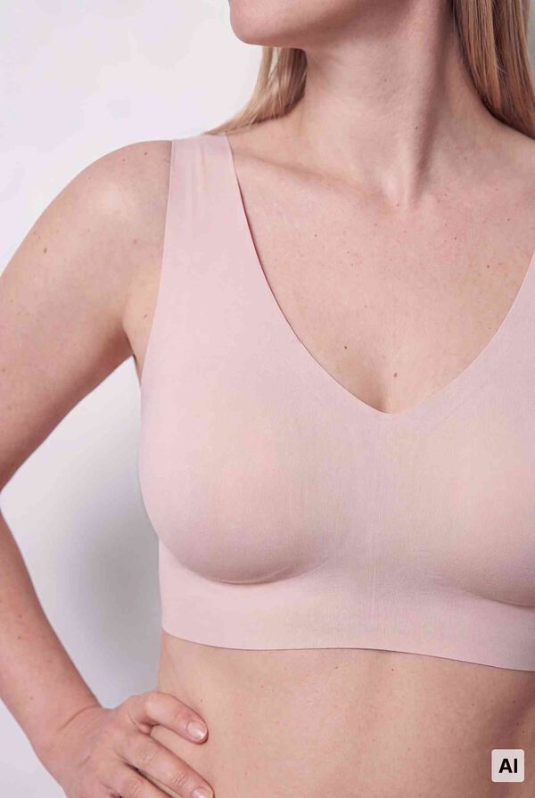 Women'secret Brown microfibre bra DREAMY PLUS nude