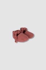 Womensecret Pink moss stitch bootees rouge