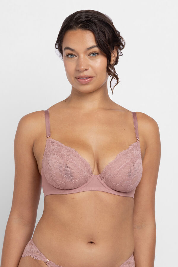 Dorina Pack 2 sujetadores aro encaje rosa