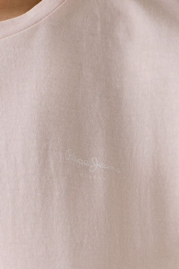 Pepe Jeans Camiseta manga corta cuello redondo rosa