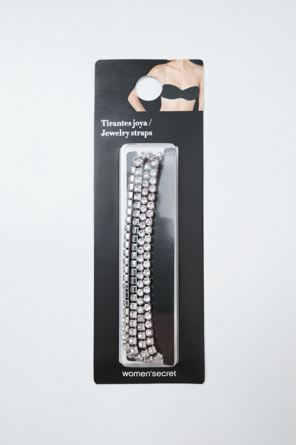 Women'secret Shiny gemstone straps beige